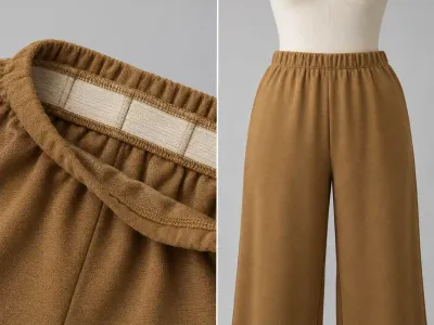 Elastic Waistbands and Easy-Care Construction