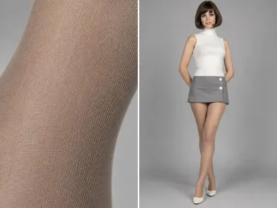 Pantyhose and the Shortened Hemline